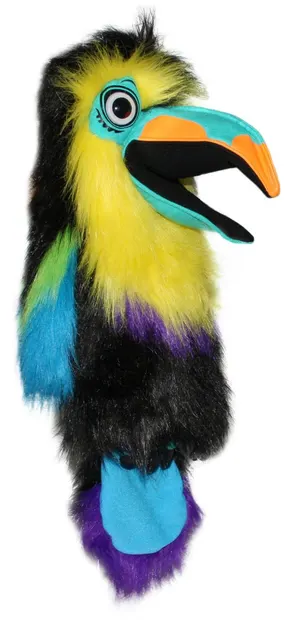 Papusa de mana The Puppet Company - Pasari mari, Toucan, colorat
