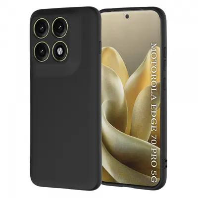 Husa pentru Motorola Edge 70 Pro, Techsuit, SoftFlex, Neagra