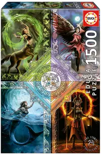 Puzzle Educa din 1500 de piese - Hartă stelară magică