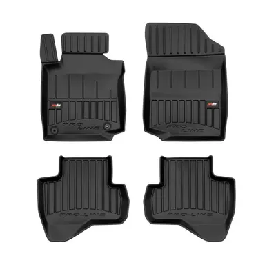 Set covorase cauciuc 4 piese proLine 3D, fata spate negru, potrivit PEUGEOT 107 06.05-05.14, Hatchback