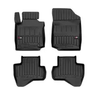 Set covorase cauciuc 4 piese proLine 3D, fata spate negru, potrivit PEUGEOT 107 06.05-05.14, Hatchback