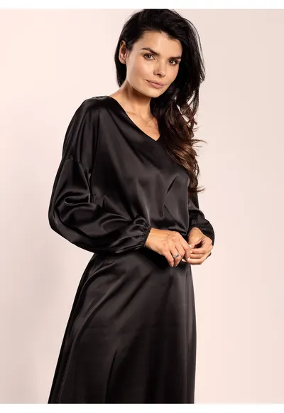 Bluza dama - A740 - negru - poliester