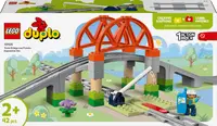 Constructor LEGO Duplo - Poduri și șine de tren (10426)