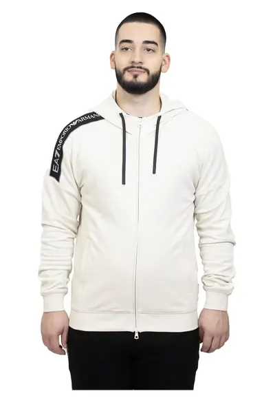 Hanorac Emporio Armani Train Logo Series M Tape Hoodie FZ 6DPM12PJOGZ01713