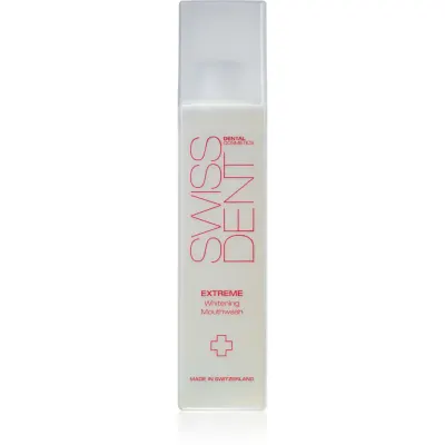 Swissdent Extreme Whitening apă de gură cu efect de albire 250 ml