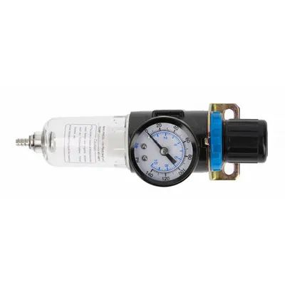Filtru pentru linia de aer cu manometru 1/4″, 90ml