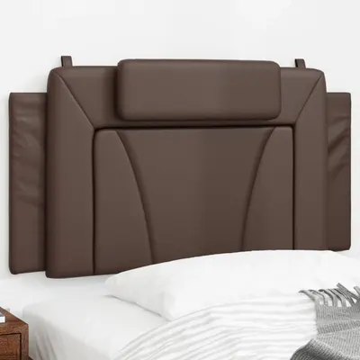 vidaXL Pernă pentru tăblie pat, Viana, maro, 100 cm, piele artificială