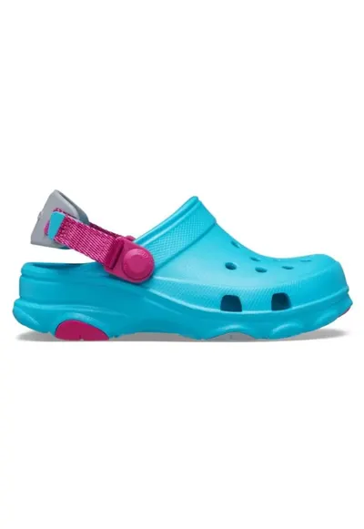 Saboti Kids' Classic All-Terrain Clog - US Albastru deschis - Digital Aqua - Alb