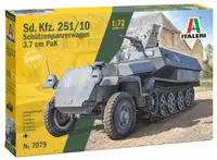 Model asamblabil Italeri Militari: Tancuri - Transportor blindat semicanalizat german Sd.Kfz. 251/10 - 4 figurine