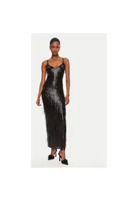 Rochie dama - 305017970 - Poliester - Negru - Negru