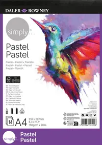 Caiet de schițe pentru pasteluri Daler-Rowney Simply - A4, 14 foi