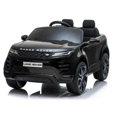 Masinuta electrica Range Rover, 4x4, 140W-12V, roti moi, scaun tapitat, echipare Premium, neagra