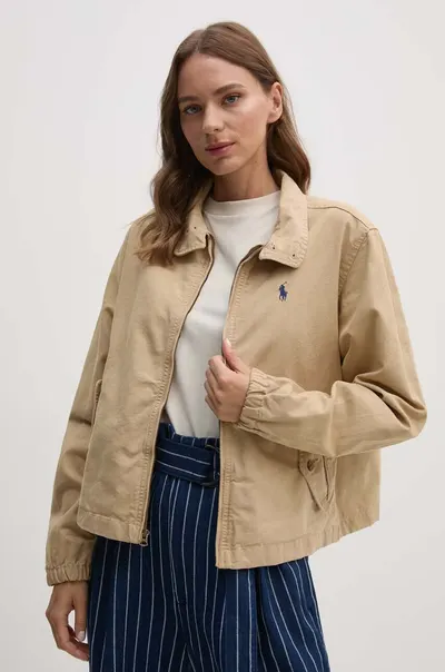 Polo Ralph Lauren jachetă scurtă pentru femei din denim