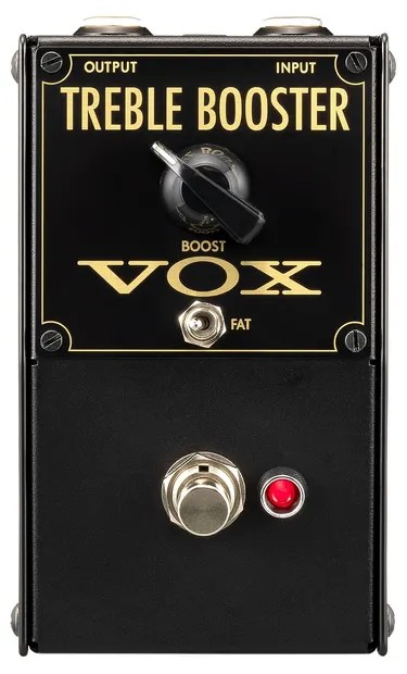 Pedal de trebler boost VOX - VTB-1, analogic, negru