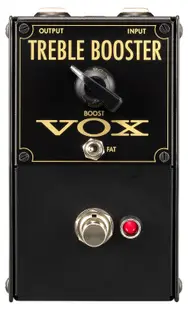 Pedal de trebler boost VOX - VTB-1, analogic, negru