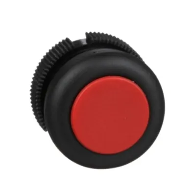 Cap Rotund Pentru Buton - Revenire Cu Arc- Xac-A - Rosu - Invelit