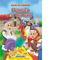 Punguta cu doi bani. Carte de colorat (format B5)