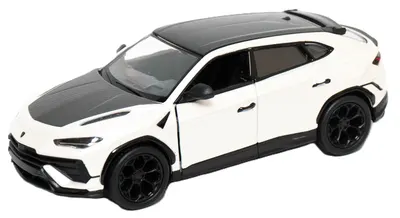 Mașinuță metalică Kinsmart - Lamborghini Urus Performante, 1:36, alb