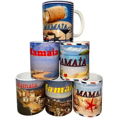 Cană Suvenir cu Design Mamaia,engros, mix model,12/set 330ml