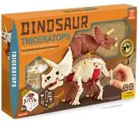 Set creativ King Me World - Asamblează un Triceratops 3D