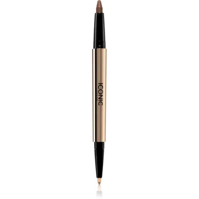 ICONIC London Smokey Eye Duo Kajal creion dermatograf cu doua capete culoare Natural Neutral 0.85 g