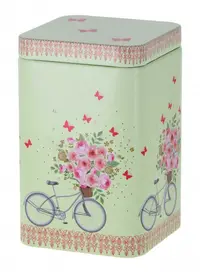 Recipient Pastrare Ceai Bicycle&Flowers 100g