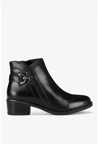 Ghete dama 5903419560583 - Piele naturala - Negru - Negru