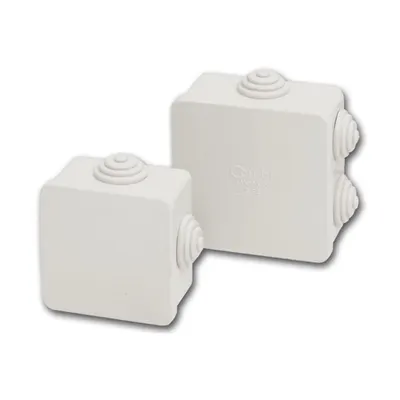 Doze Etanșe Patrate cu Tetine – Capac Prin Presare Ip54 - Tip 65x65