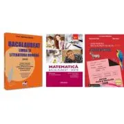 Pachet Bacalaureat 2026. Limba si literatura romana, Matematica M1 Teste si Biologie clasele 9-10