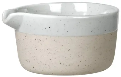 Ulcior de lapte/smântână Blomus - Sablo, 8.5 cm, 150 ml, gri deschis
