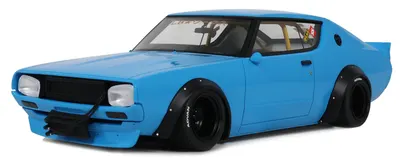 Model de colecție OTTOMobile Modern: Automobile - Nissan Skyline 2000 GT-R (KPGC110) by LB-Works, Blue, 2024