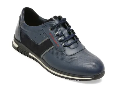 Pantofi sport BITE THE BULLET bleumarin, 1399, din piele naturala