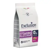 EXCLUSION Monoprotein VD Hypoallergenic Medium&Large, M-XL, Porc și Mazăre, dietă veterinară, hrană uscată fără cereale câini, alergii, 12kg