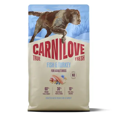 Carnilove True Fresh Dog Dry Fish & Turkey Adult All Breeds 4 kg