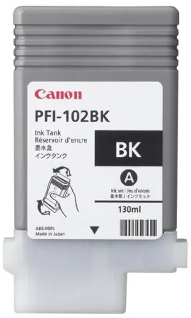 Cartuș cu cerneală Canon PFI-102, pentru imagePROGRAF iPF500/700, negru