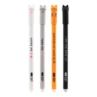 Roller gel cu rescriere, 0.5mm, albastru, Happy Color Kitty