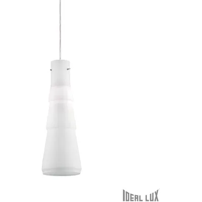 Pendul Bud, 1 bec, dulie E27, D:125mm, H:420/1500mm, Alb