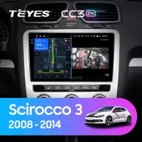 Navigatie Auto cu Asistenta AI Teyes CC4 PRO Volkswagen Scirocco 2008-2017 8+128GB 9.5" QLED, Android 13, 5G, 7.1 DSP, CarPlay