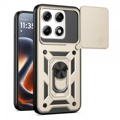 Husa pentru Motorola Edge 70 Pro, Techsuit, CamShield, Aurie