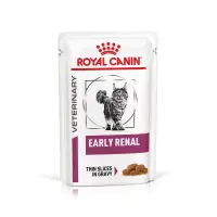 ROYAL CANIN VD Early Renal, dietă veterinară, plic hrană umedă pisici, sistem renal, (în sos), bax, 85g x 12buc