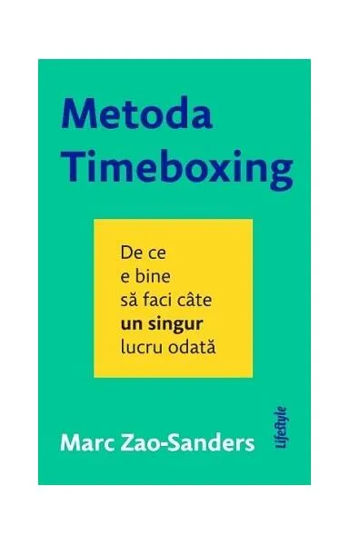 Metoda Timeboxing - Paperback brosat