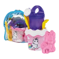 Rucsac Unicorn cu unelte pentru apa si nisip, galetusa si stropitoare incluse