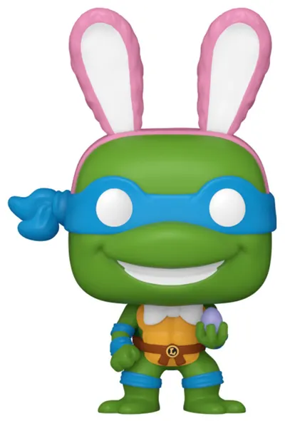 Mini figurină Funko Pocket POP! Animation: Teenage Mutant Ninja Turtles - Leo with Easter Egg