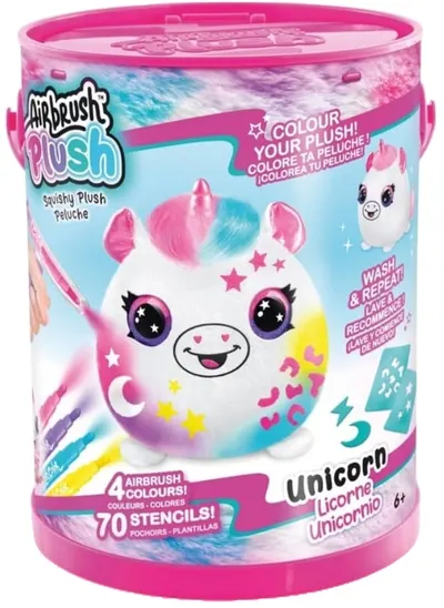 Set creativ Canal Toys - Mini jucărie de plus pentru colorat, Unicorn
