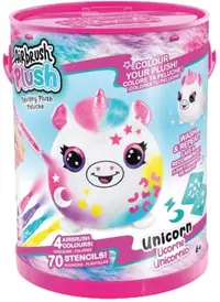 Set creativ Canal Toys - Mini jucărie de plus pentru colorat, Unicorn