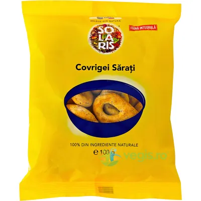 Covrigei Sarati din Faina Integrala de Grau 100g