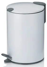 Coș de gunoi Kela - Mats, 3 l, alb
