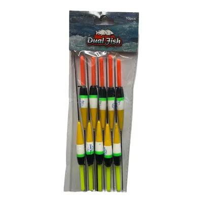 Pluta fixa undita, gramaj : 1,2 grame, 10 bucati /set, Dual Fish