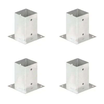 vidaXL Suporți stâlp, 4 buc., metal galvanizat, 91 mm