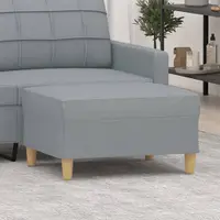 Gossi taburet, gri deschis, 70x55x41 cm, material textil